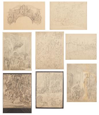 Franz Kollarz - Disegni e stampe di maestri fino al 1900, acquerelli, miniature