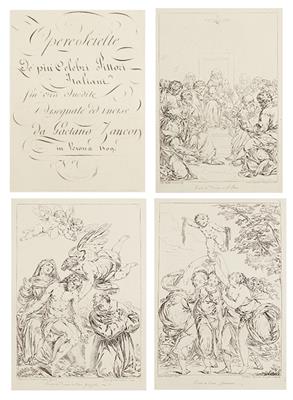 Gaetano Zancon - Disegni e stampe di maestri fino al 1900, acquerelli, miniature