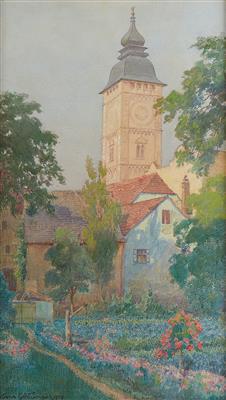 Hans Götzinger - Mistrovské kresby a grafiky do roku 1900, akvarely, miniatury