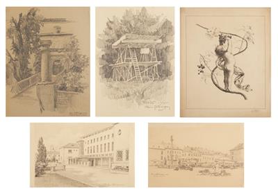 Hans Götzinger - Master drawings and prints up to 1900, watercolours, miniatures