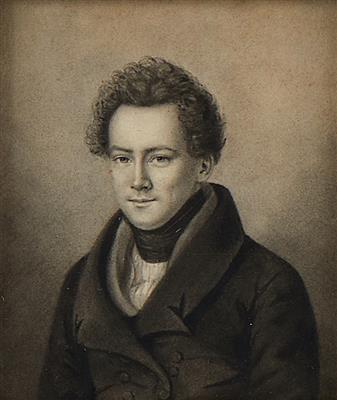Johannes Notz zugeschrieben/attributed (1802-1862) - Meisterzeichnungen und Druckgraphik bis 1900, Aquarelle, Miniaturen