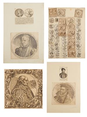 Künstler, 17. Jahrhundert - Master drawings and prints up to 1900, watercolours, miniatures