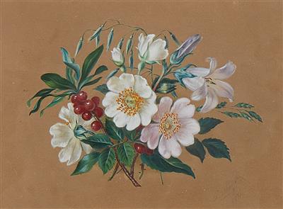 Künstler um 1840 - Meisterzeichnungen und Druckgraphik bis 1900, Aquarelle, Miniaturen
