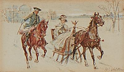 Wilhelm Velten - Disegni e stampe di maestri fino al 1900, acquerelli, miniature