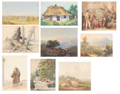 Konvolut, 19. Jahrhundert - Paintings