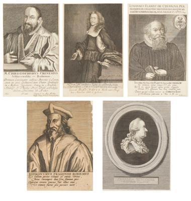 Konvolut Porträtstiche, 17./18. Jahrhundert - Bilder – Kleinformate