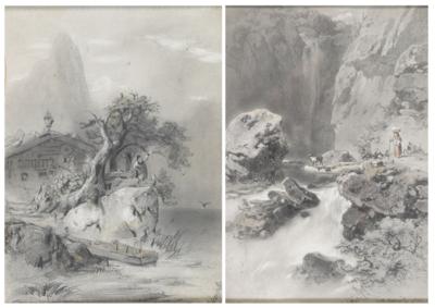 Anton Schrödl - Disegni di maestri, stampe fino al 1900, acquerelli e miniature