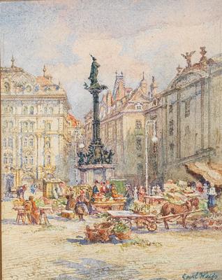 Carl Weiss (Weihs) - Meisterzeichnungen, Druckgraphik bis 1900, Aquarelle und Miniaturen
