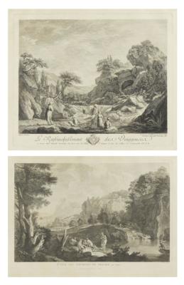 Frankreich, 18. Jahrhundert - Meisterzeichnungen, Druckgraphik bis 1900, Aquarelle und Miniaturen