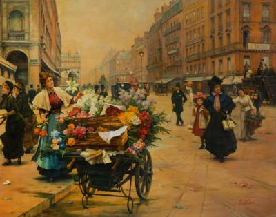 E. Cortes um 1900 - Paintings