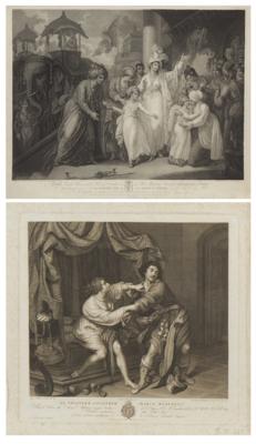 Zwei Kupferstiche, 18. Jahrhundert - Obrazy