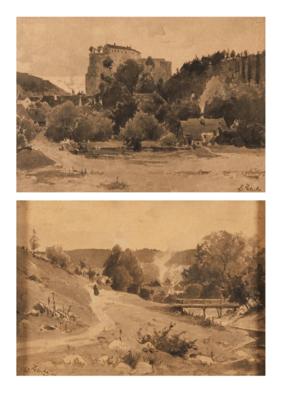 Eduard Zetsche - Meisterzeichnungen, Druckgrafik bis 1900, Aquarelle und Miniaturen