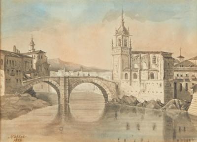 Französischer Reisemaler, Noblet, um 1850 - Disegni di maestri, stampe fino al 1900, acquerelli e miniature