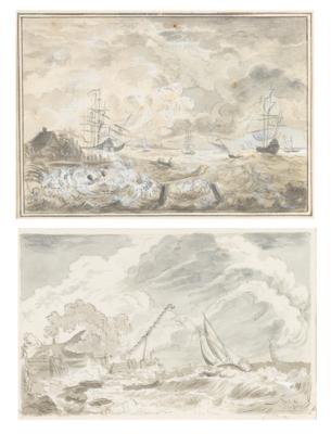 Ludolf Backhuysen Nachfolger/Follower - Master drawings, prints up to 1900, watercolours and miniatures