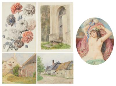 Viktor Unger - Disegni di maestri, stampe fino al 1900, acquerelli e miniature