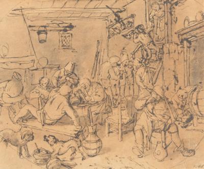 Cornelis Dusart - Disegni e stampe fino al 1900, acquarelli e miniature