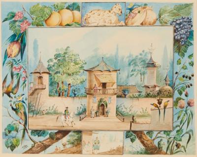 Künstler 19. Jahrhundert - Meisterzeichnungen und Druckgraphik bis 1900, Aquarelle, Miniaturen