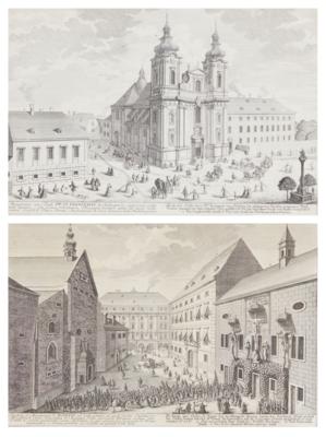 Salomon Kleiner - Master Drawings, Prints before 1900, Watercolours, Miniatures
