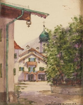 Johann Deininger, um 1920 - Paintings