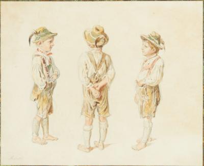 Carl Goebel - Tisky, kresby a akvarely do roku 1900