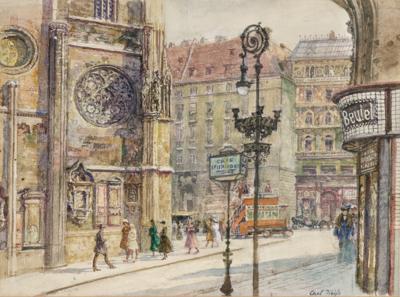Carl Weiss (Weihs) - Tisky, kresby a akvarely do roku 1900