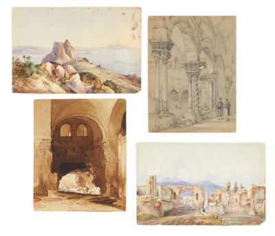 Konvolut Italienische Ansichten - Prints, drawings and watercolors until 1900