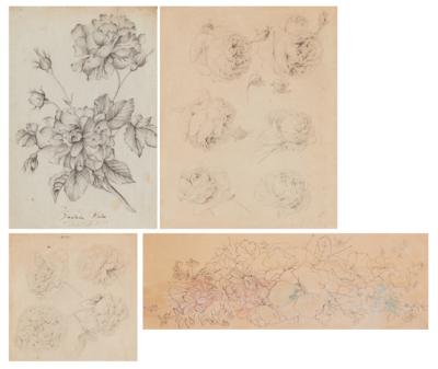 Künstler, 19. Jahrhundert - Graphiken, Zeichnungen und Aquarelle bis 1900