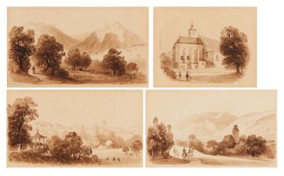Künstler, 19. Jahrhundert - Stampe, disegni e acquerelli fino al 1900