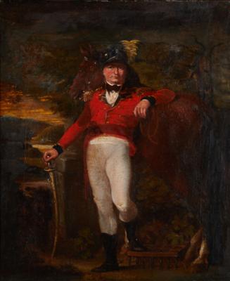Frederick Buck zugeschrieben/attributed (1771-1839/40) Ein englischer Kavallerieoffizier, - Dipinti