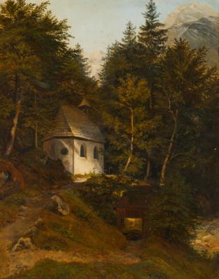 Josef Feid Umkreis/Circle (1806-1870) Kapelle im Wald, - Paintings