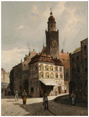 August von Siegen - Paintings