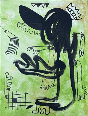 Aklima Iqbal, "The Absurd King", 2023 - Artists for Children Charity-Kunstauktion