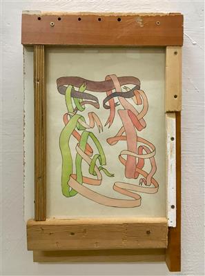 Fabian Seiz, "BÄNDER", aus der Serie "Drawing Objects", 2008 - Artists for Children Charity-Kunstauktion