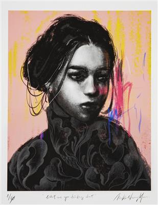 Moka Sheung Yan Wong, What are you thinking girl?, 2023 - Artists for Children Charity-Kunstauktion