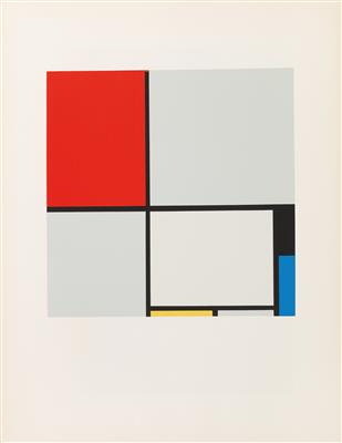 Nach Piet Mondrian - Druckgrafik und Multiples