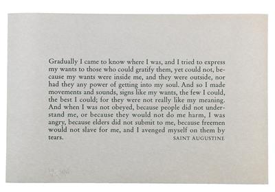 Joseph Kosuth - Grafica moderna e contemporanea