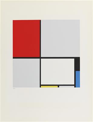 After Piet Mondrian - Moderní grafika