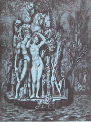 Ernst Fuchs * - Moderní umění grafika