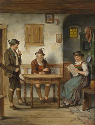Carl Ostersetzer - Dipinti a olio e acquarelli del XIX secolo