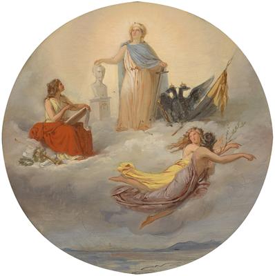 Italienischer Künstler um 1850 - Ölgemälde und Aquarelle des 19. Jahrhunderts