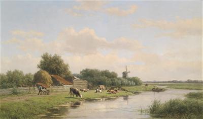 Willem Vester - Dipinti a olio e acquarelli del XIX secolo