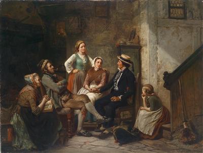 Carl Wilhelm Hübner - 19th Century Paintings