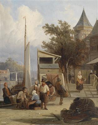 Cornelis Springer - Gemälde des 19. Jahrhunderts