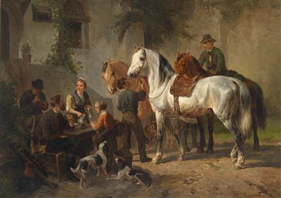 Frans van Leemputten - Gemälde des 19. Jahrhunderts