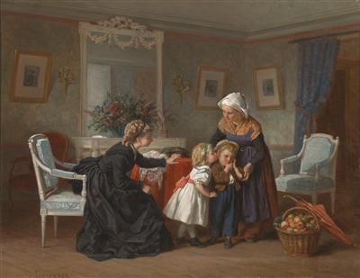Theophile Emmanuel Duverger - Gemälde des 19. Jahrhunderts