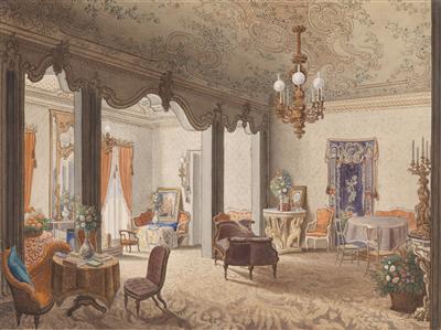 Watercolor artist, mid-19th century - Master Drawings, Prints before 1900, Watercolours, Miniatures