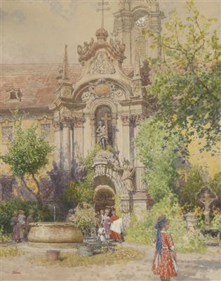 Heinrich Tomec - Mistrovské kresby, Tisky do roku 1900, Akvarely a miniatury