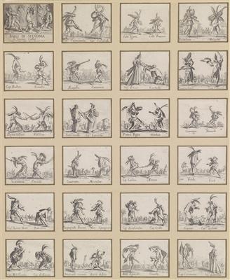 Jacques Callot - Mistrovské kresby, Tisky do roku 1900, Akvarely a miniatury