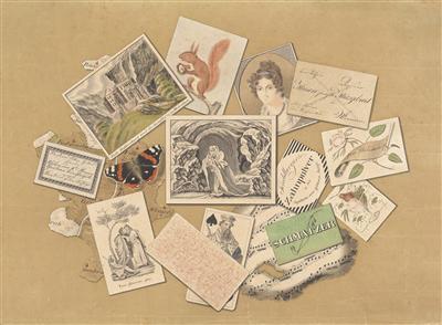 Austria, Mitte 19. century - Mistrovské kresby, Tisky do roku 1900, Akvarely a miniatury