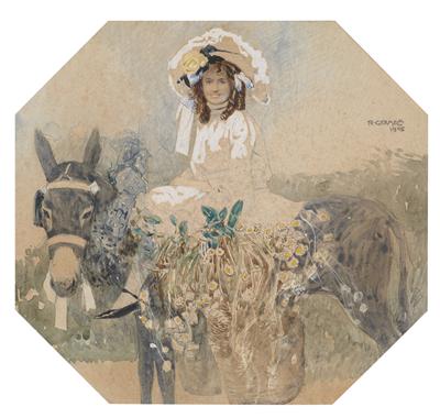 Raimund Germela * - Mistrovské kresby, Tisky do roku 1900, Akvarely a miniatury